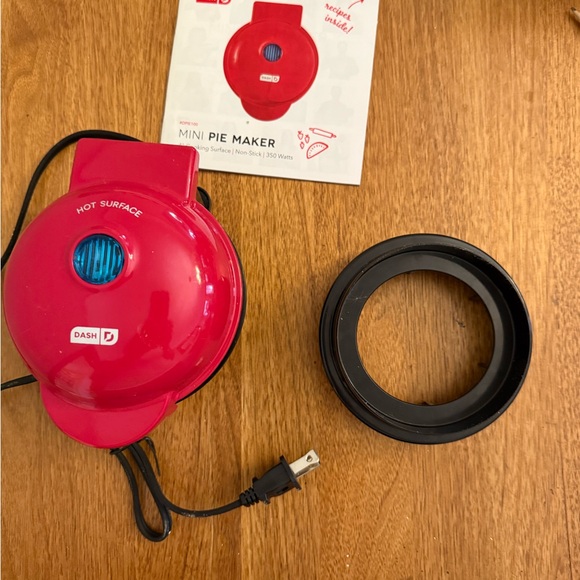 Kitchen | Dash Red Mini Pie Maker | Poshmark